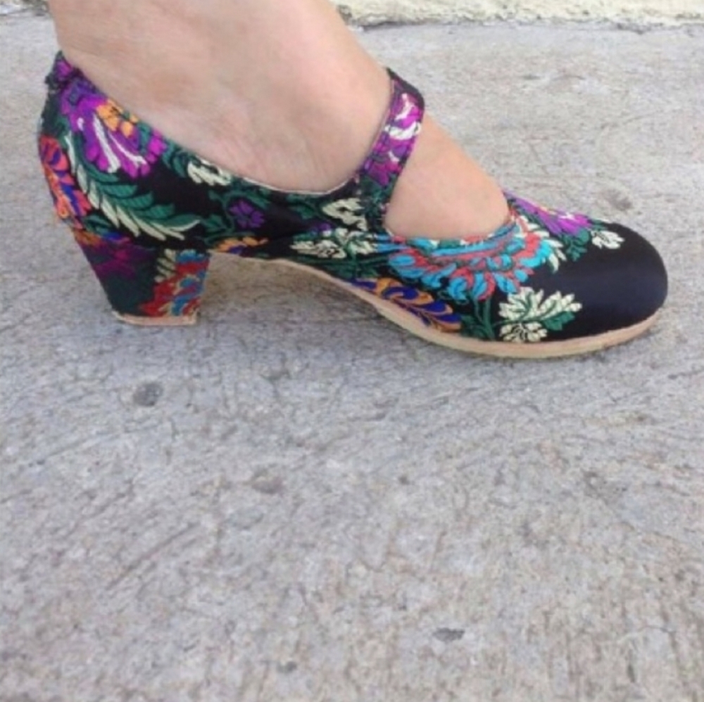 Colorful Folklorico  shoes
